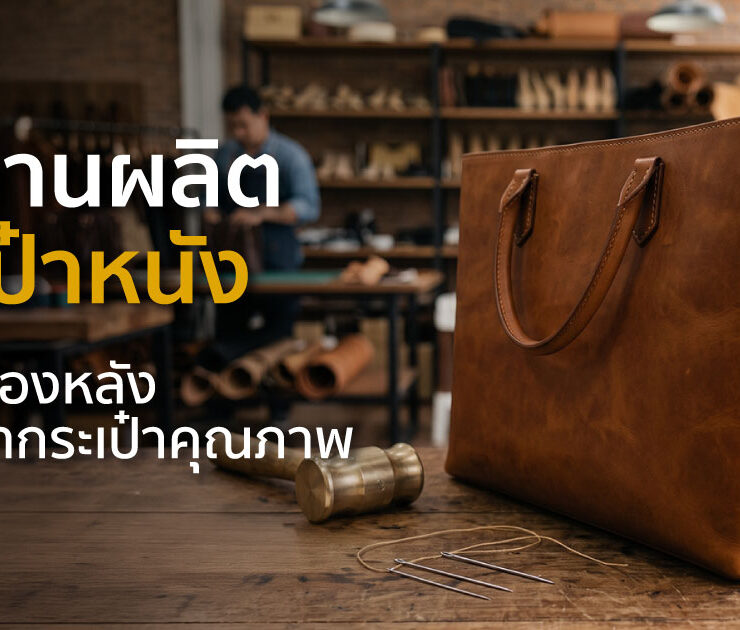 โรงงานผลิตกระเป๋าหนัง เปิดเบื้องหลังการทำกระเป๋าคุณภาพ